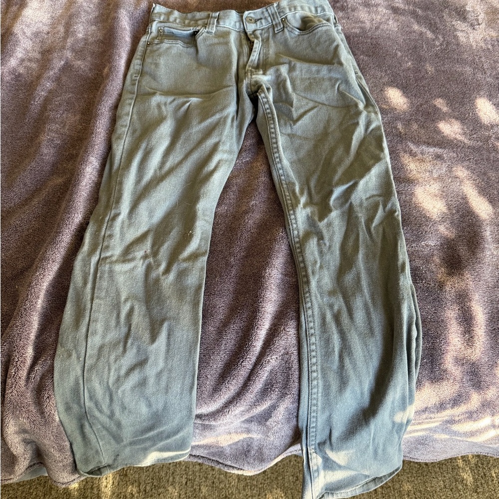 Grey Bullhead Denim Co. Slim Straight Leg 30X32 Jeans